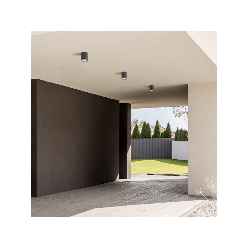 RENDL KORNELIA 10 stropná čierna 230V LED 15W IP65 3000K R14381