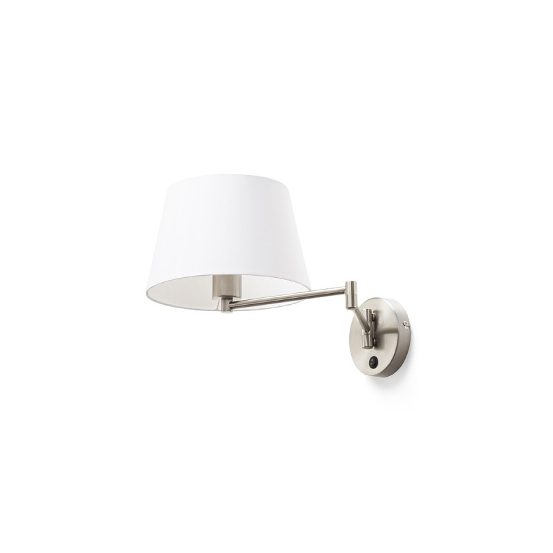 RENDL AVENIDA nástenná základňa matný nikel 230V LED E27 11W R14376