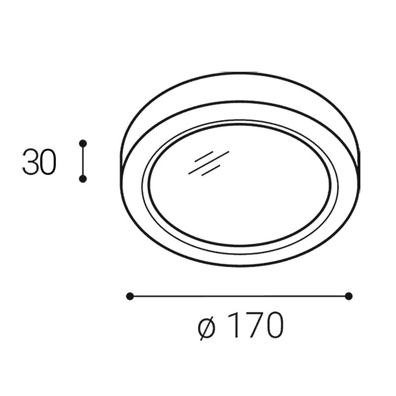 LED2 EIKO ON M, W 12W 3000K/3500K/4000K 1470451
