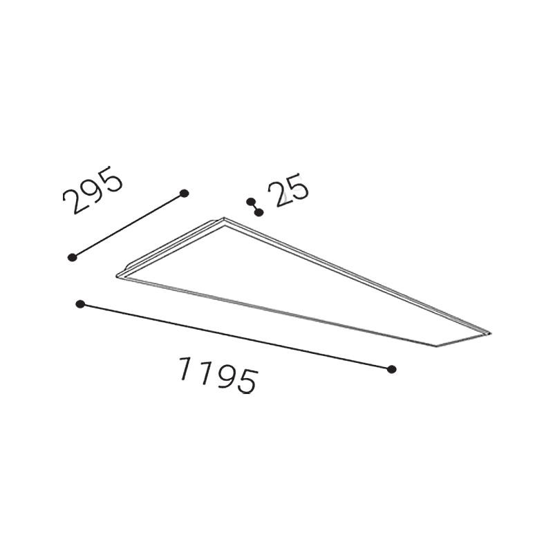 LED2 NELA 120 UGR DALI/PUSH 33W 4000K 2237341D