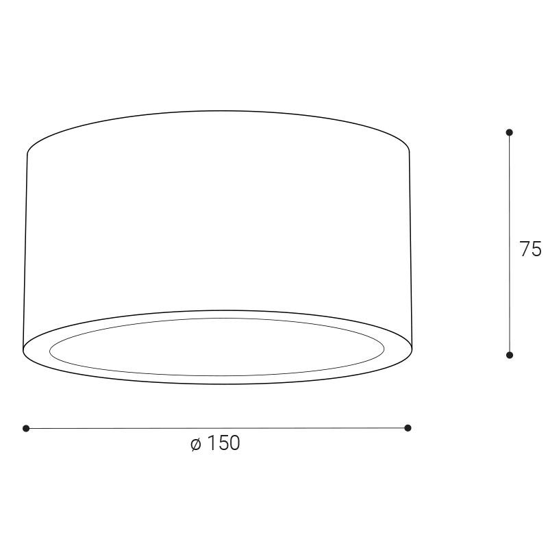 LED2 GAMA 18 SURFACE KIT, W 6469601