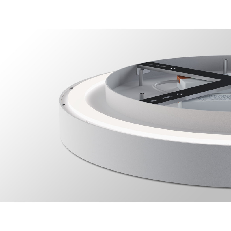 LED2 RINGO II 60 P/N, B DALI/PUSH 55+10W 3000K/4000K 1275653D