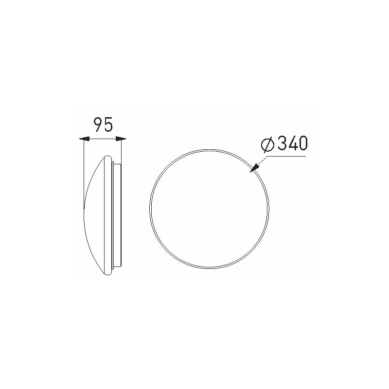 Greenlux DAISY RIVA-R 2E27 - Svietidlo 2xE27 GXDS303v2