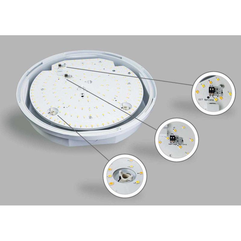 Greenlux STROPY W 22W CCT ADJ max.2300/3550lm - Dekoratívne svietidlo LED  GXPR050