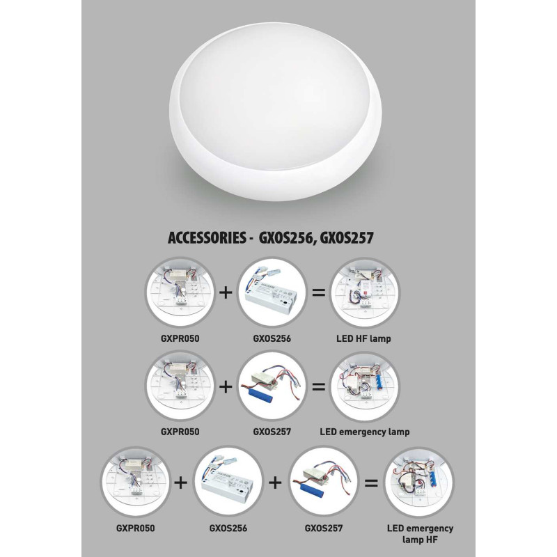 Greenlux STROPY W 22W CCT ADJ max.2300/3550lm - Dekoratívne svietidlo LED  GXPR050