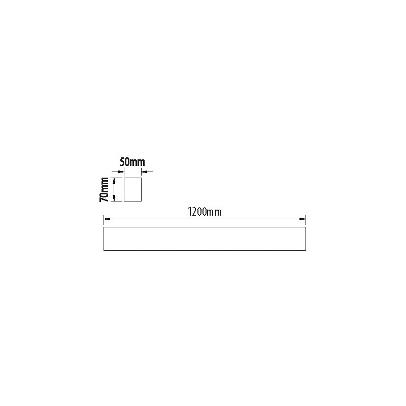 Greenlux LINIK 40W White ML NW 5300/6500lm - Líniové LED svietidlo GXLS413