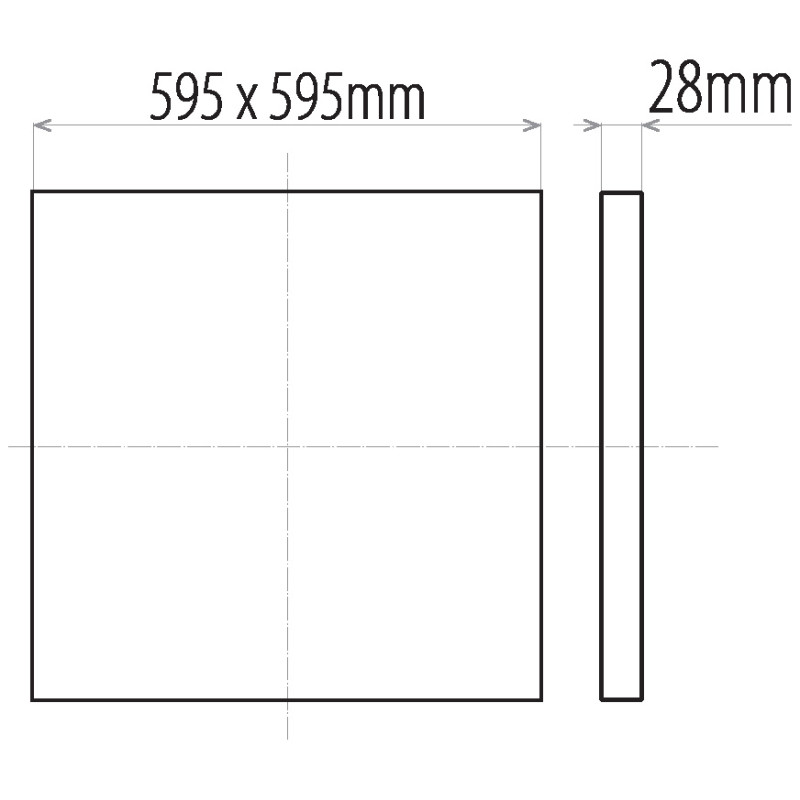 Greenlux DAISY LIBRA 3G UGR 48W NW 4700lm/6090lm - Vstavaný LED panel typu backlight GXDS147
