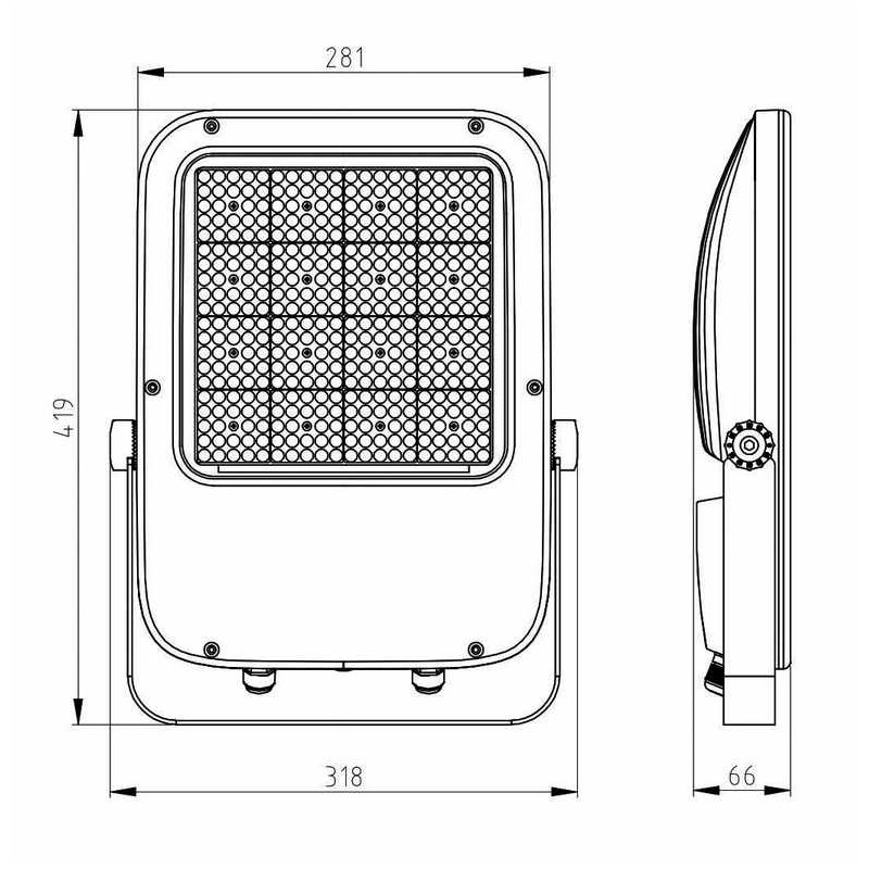 Greenlux OMEGA PROFI SMD 180W 60 NW 30500/33750lm - Reflektor LED GXPR145