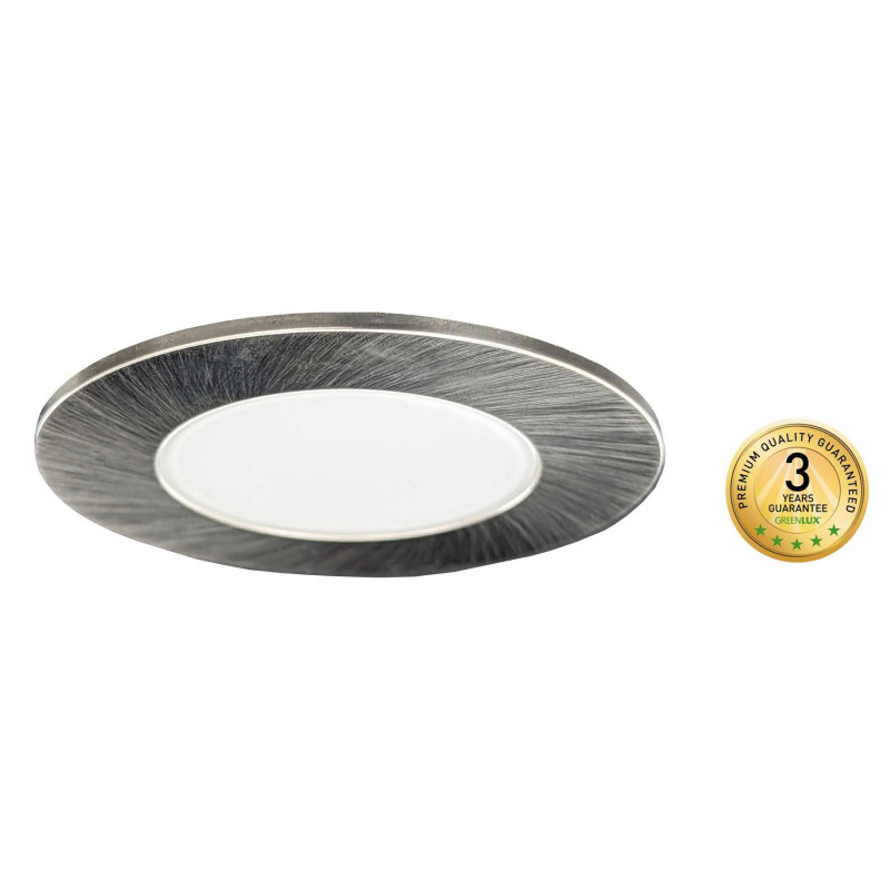 Greenlux LED BONO-R Matt chrome  7W NW 960/660lm - Svietidlo LED vstavané typu downlight GXLL037v2