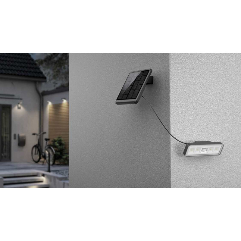 Greenlux EXPOS SOLAR PIR 24LED NW 1000lm - Solárne LED svietidlo s PIR pohybovým senzorom GXSO022