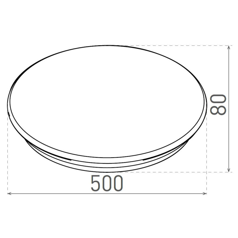 Greenlux DAISY LAN-R 44W NW 5050/3500lm - Dekoratívne svietidlo LED GXDS264v2