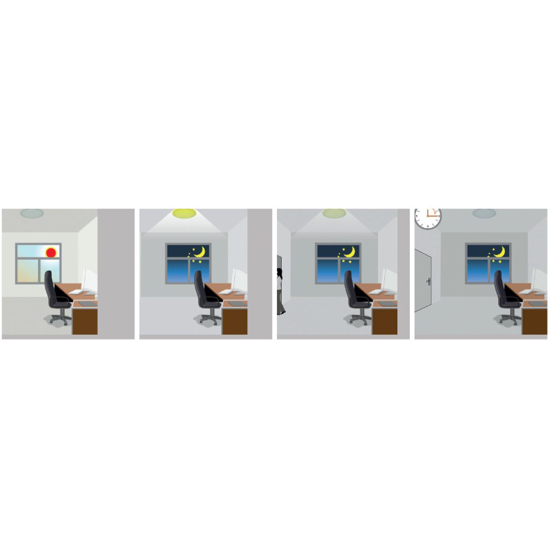 Greenlux DAISY LED REVA IP44 23W HF DIM NW 2900/2300lm - LED svietidlo s mikrovlnným senzorom GXDS279