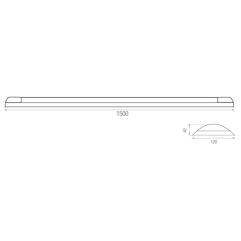 Greenlux LED AURA NG 50W NW 5250/6450lm - Svietidlo LED GXLS164