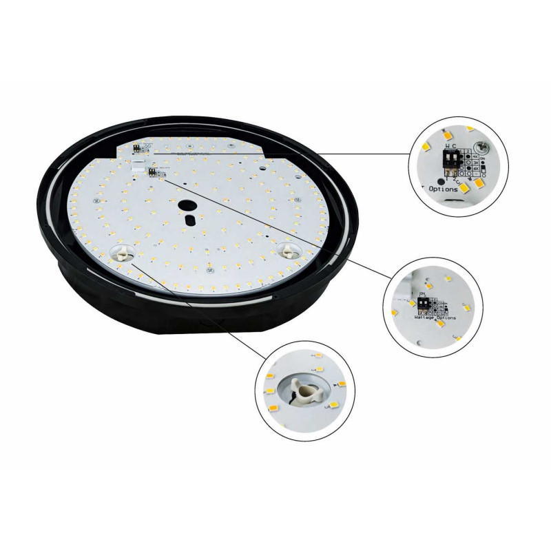 Greenlux STROPY B 22W CCT ADJ max.2300/3550lm - Dekoratívne svietidlo LED GXPR051