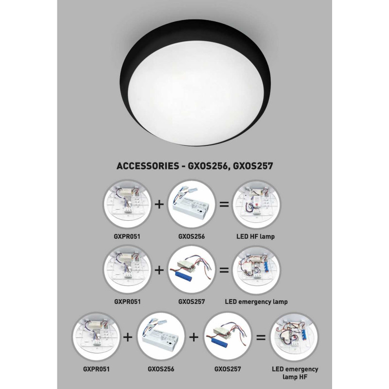 Greenlux STROPY B 22W CCT ADJ max.2300/3550lm - Dekoratívne svietidlo LED GXPR051