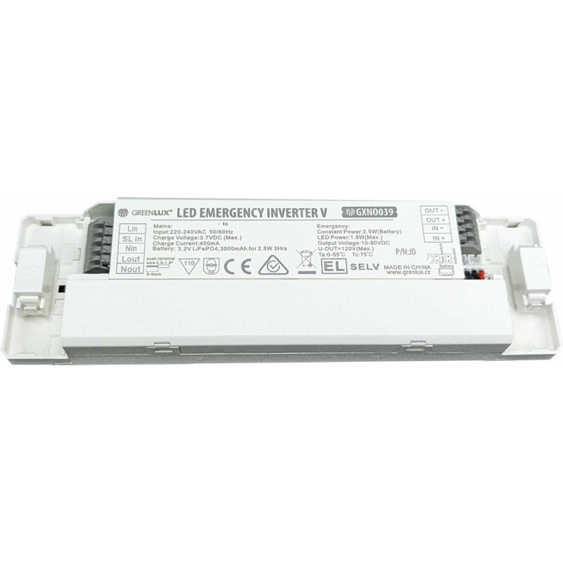 Greenlux LED EMERGENCY INVERTER V  - Núdzový modul s batériou GXNO039