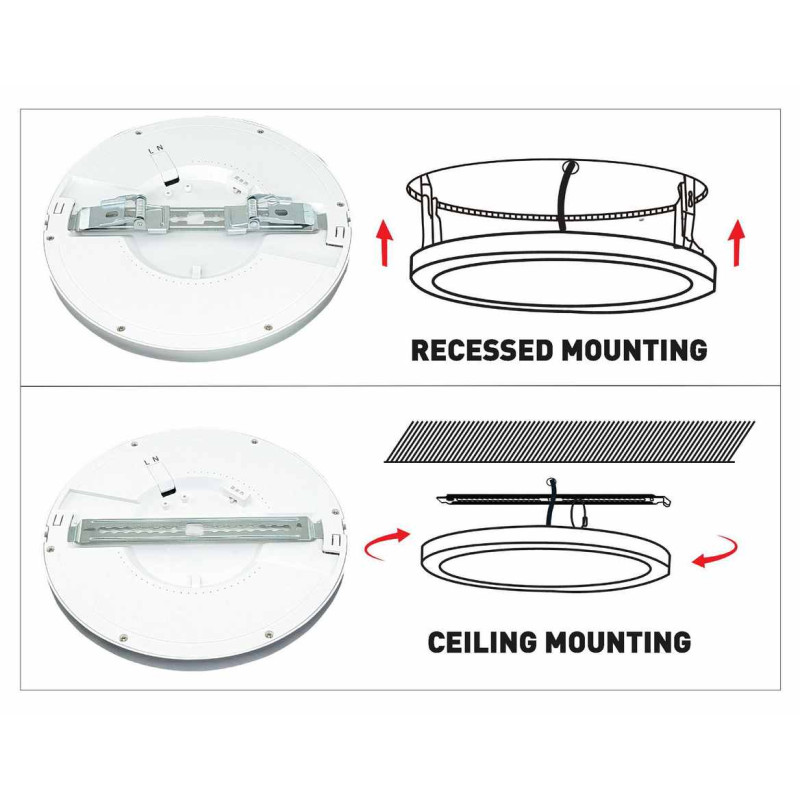 Greenlux PLASCO 18W CCT 1900/2800lm - Dekoratívne svietidlo LED   GXDW271