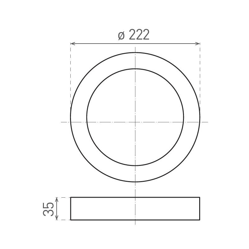 Greenlux LED FENIX-R White 18W CCT 1600/2420lm - Prisadené LED svietidlo typu downlight GXDW424