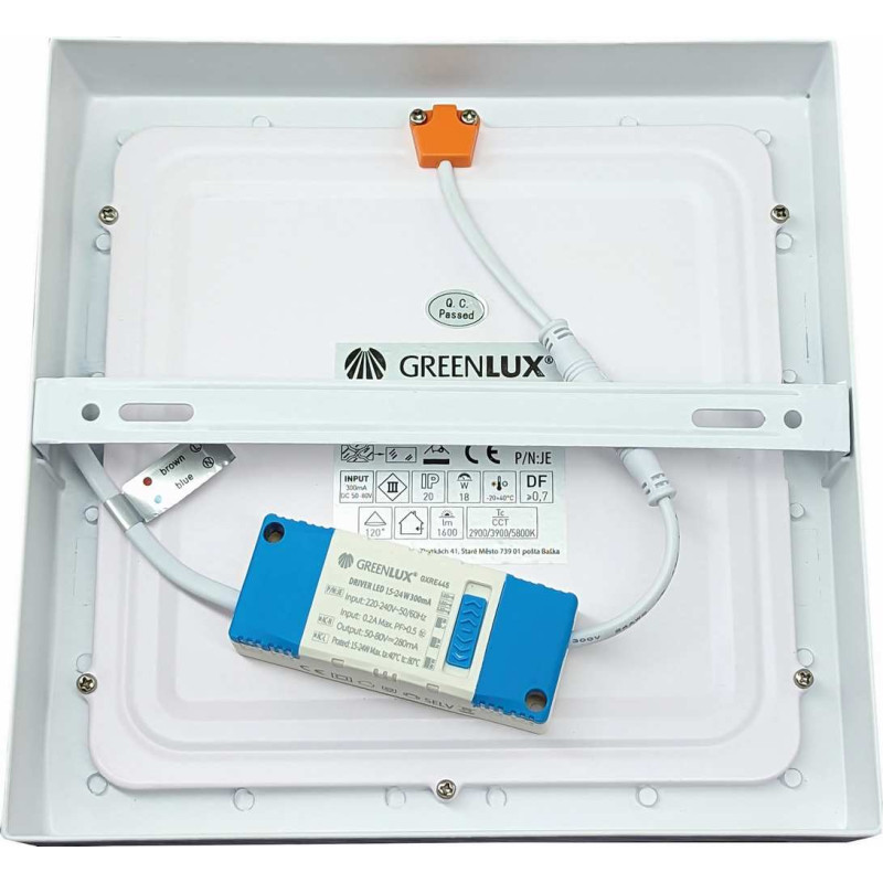Greenlux LED FENIX-S White 18W CCT 1600/2420lm - Prisadené LED svietidlo typu downlight GXDW425