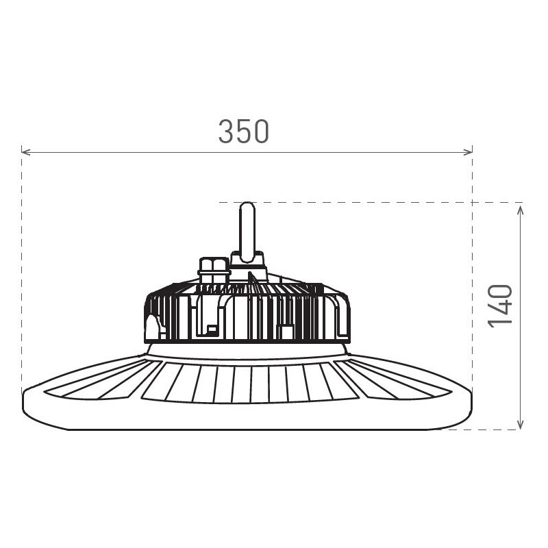 Greenlux GOLEM 120/160/200W 90 NW ADJ max.30000/36000lm - Svietidlo LED (HighBay LED) GXHB091