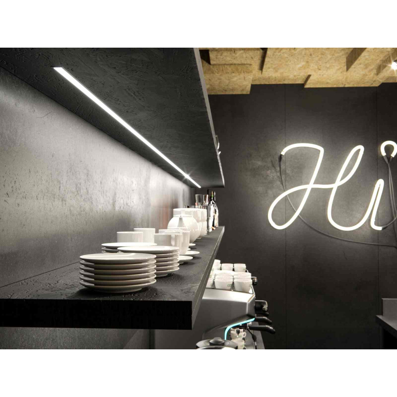 Greenlux AL-PROFIL B SILVER 1M (10-0024-10) - Zapustený hliníkový profil GXLP1016