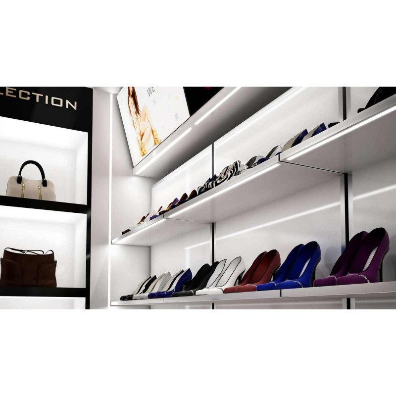 Greenlux AL-PROFIL B SILVER 1M (10-0024-10) - Zapustený hliníkový profil GXLP1016