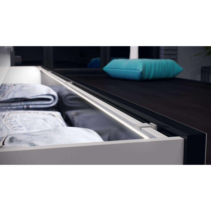 Greenlux AL-PROFIL C BLACK 2M (10-0032-20) - Rohový hliníkový profil GXLP1023