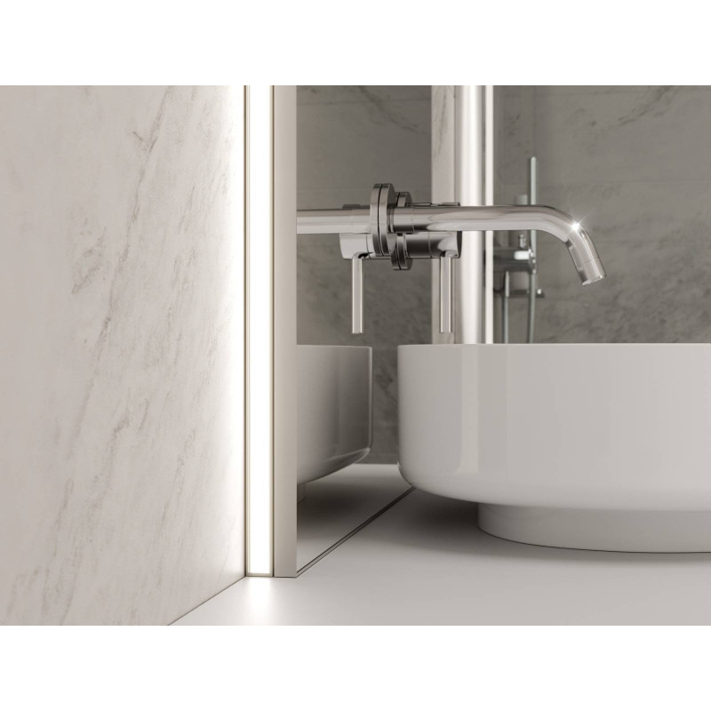 Greenlux AL-PROFIL D BLACK 2M (10-0042-20) - Prisadený hliníkový profil GXLP1033