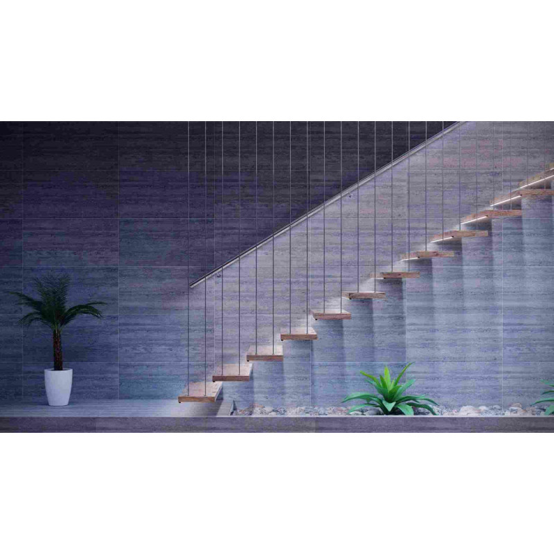 Greenlux AL-PROFIL X SILVER 2M (10-0084-20) - Prisadený hliníkový profil GXLP1057