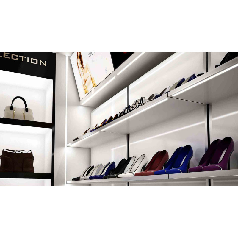 Greenlux AL-PROFIL Z BLACK 2M (10-0102-20) - Zapustený hliníkový profil GXLP1073