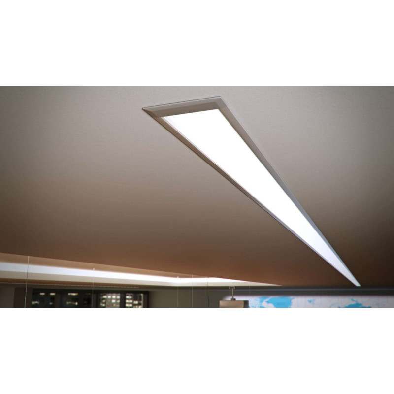 Greenlux AL-PROFIL INSO BLACK 2M (10-0125-20) - Zapustený hliníkový profil GXLP2043