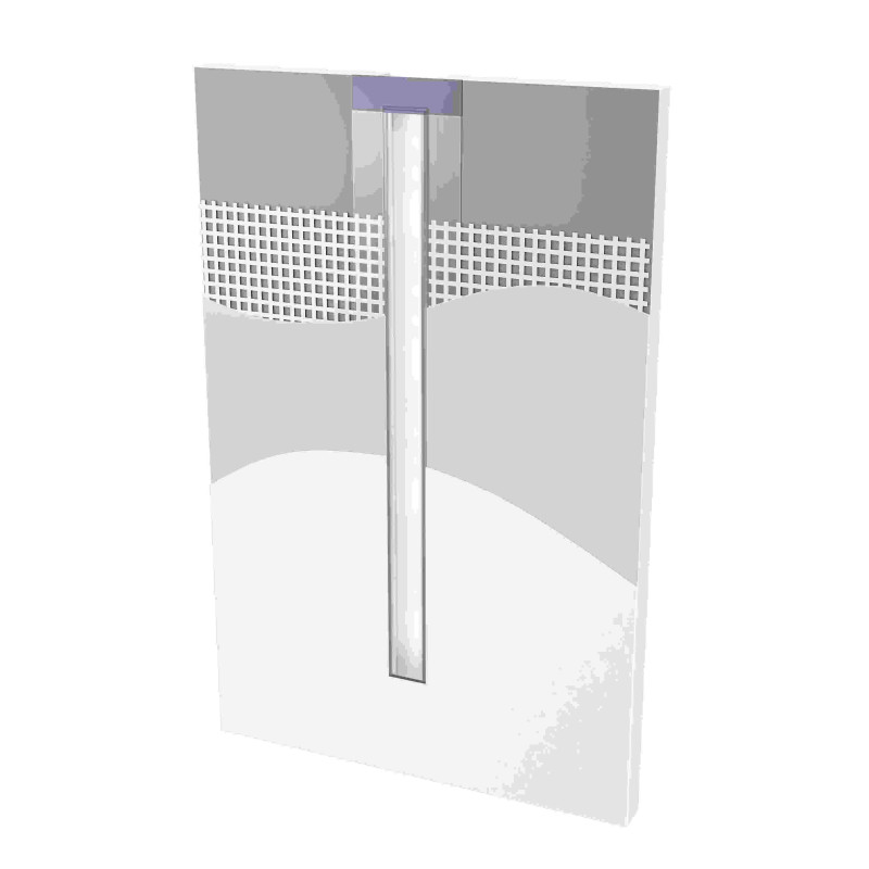 Greenlux AL-PROFIL GAUDI WHITE 2M (10-0951-20) - Zapustený hliníkový profil GXLP2051