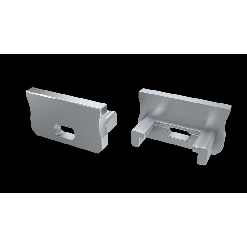 Greenlux EC-PROFIL A GRAY HO (12-0014-00) - Koncovka profilu GXLP1405