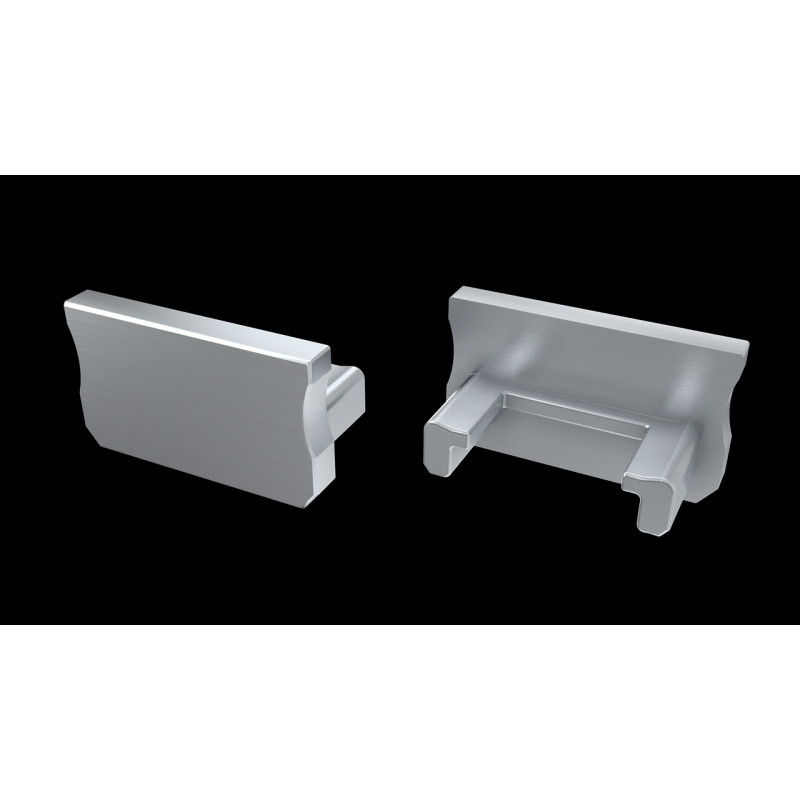 Greenlux EC-PROFIL A GRAY (12-0014-01) - Koncovka profilu GXLP1404