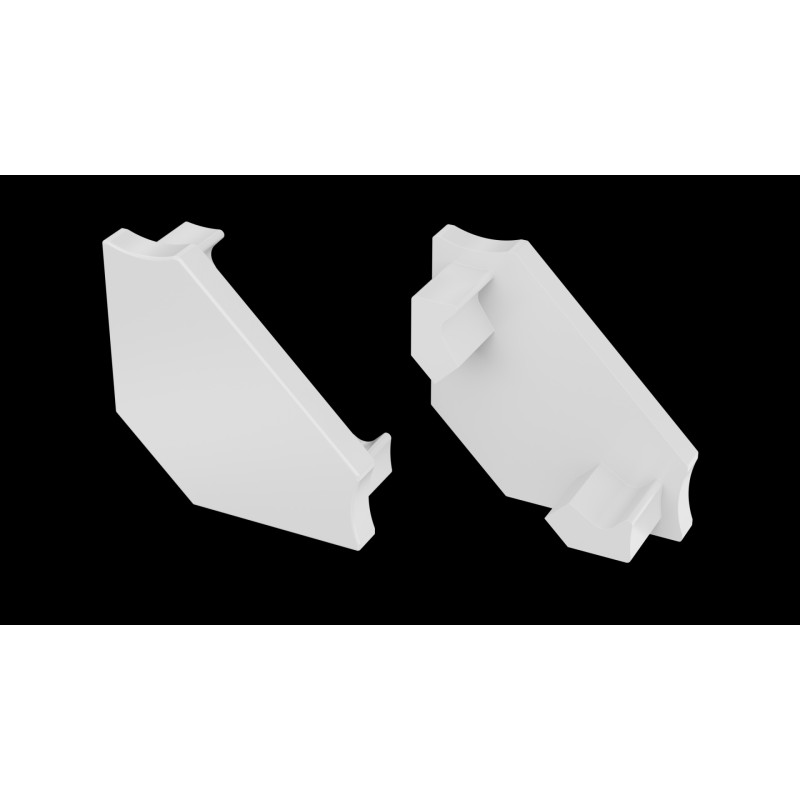 Greenlux EC-PROFIL C WHITE (12-0041-01) - Koncovka profilu GXLP1420
