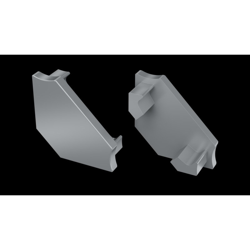 Greenlux EC-PROFIL C GRAY (12-0044-01) - Koncovka profilu GXLP1424