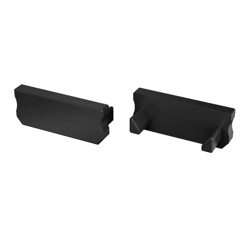 Greenlux EC-PROFIL D BLACK (12-0052-01) - Koncovka profilu GXLP1432