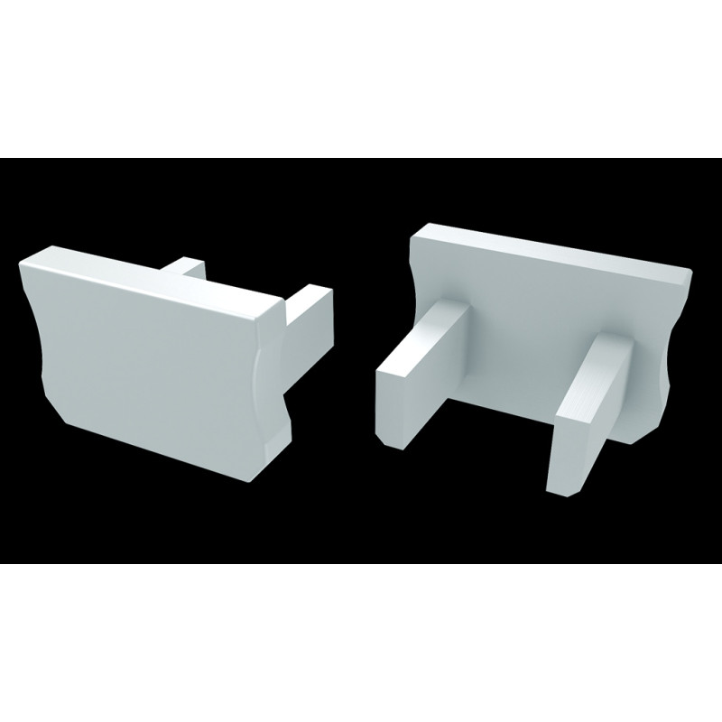 Greenlux EC-PROFIL X WHITE (12-0081-01) - Koncovka profilu GXLP1450