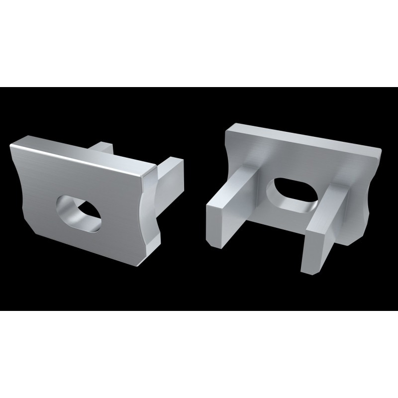 Greenlux EC-PROFIL X GRAY HO (12-0084-00) - Koncovka profilu GXLP1455