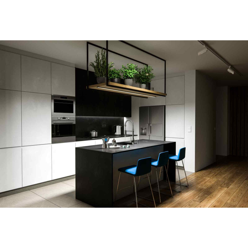 Greenlux AL-PROFIL DUAL WHITE 2M (10-0000-65) - Prisadený hliníkový profil GXLP1081