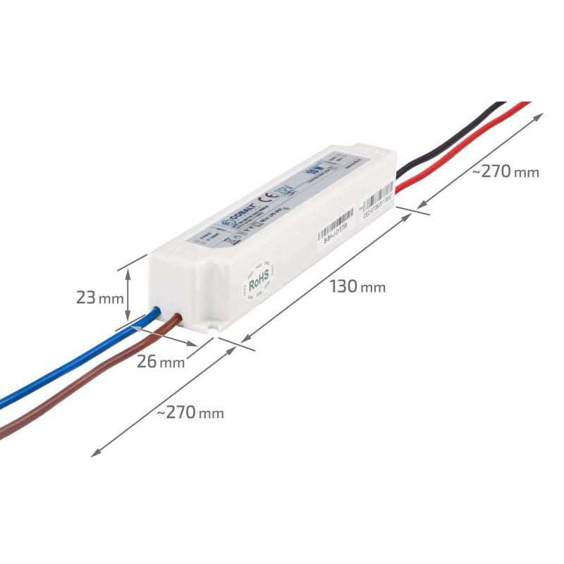 Greenlux DRIVER 10W/P IP67 12V (ZPV-10-12) - LED driver GXLD300