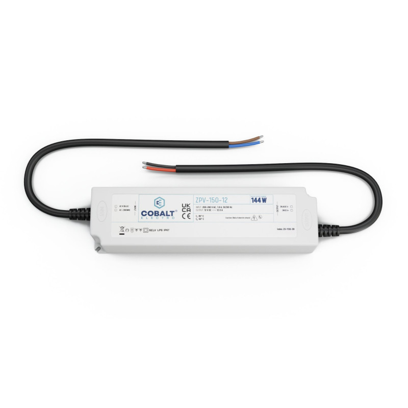 Greenlux DRIVER 150W/P IP67 12V (ZPV-150-12) - LED driver GXLD306