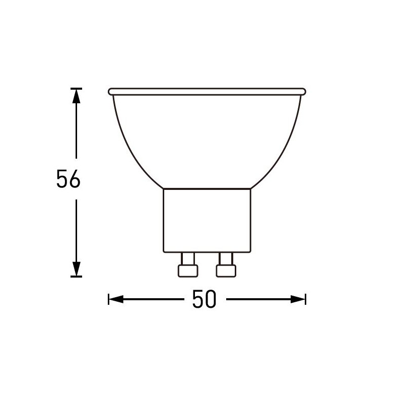 Greenlux LED GU10 5,4W CW 600lm - Žiarovka LED GXDS512