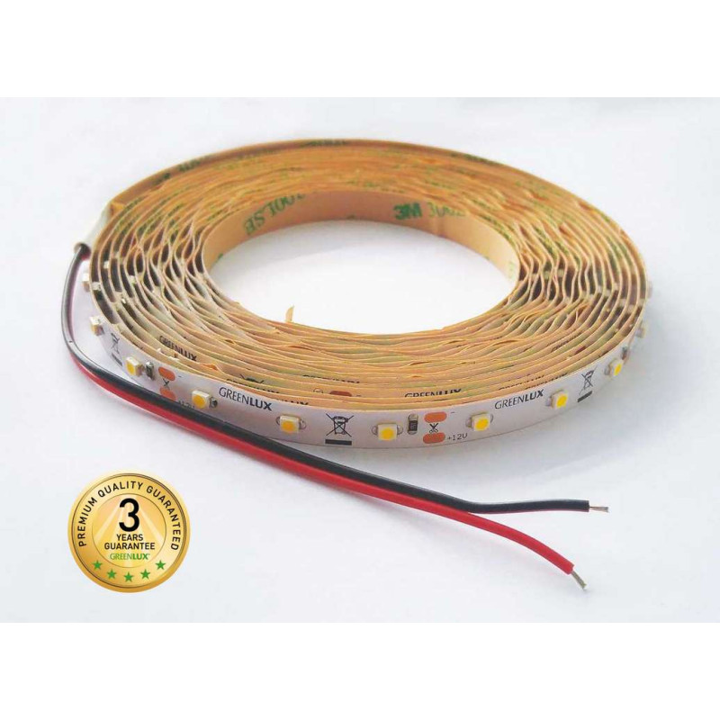 Greenlux LED STRIP 60LED/4,8W/m IP20 WW 5m 300lm (5m1pcs) - LED pásik GXLS010v2