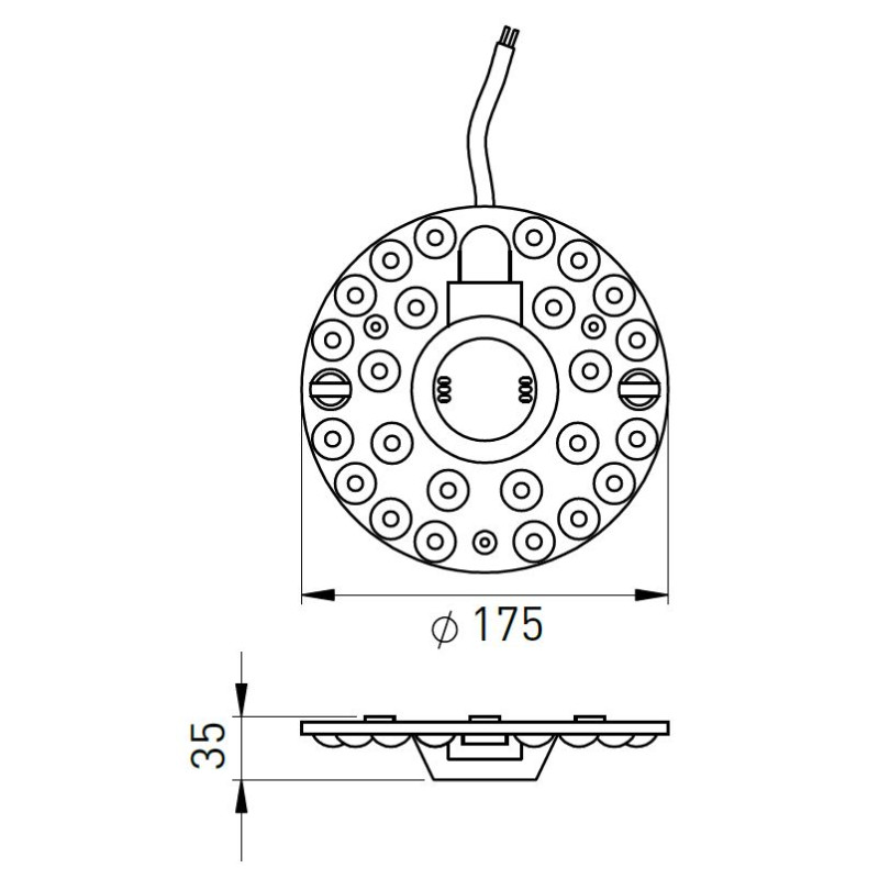 Greenlux LED MODUL 24W 5CCT 2900lm - Magnetický LED modul GXLM022