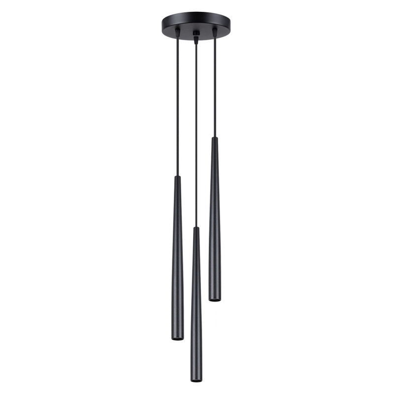 Sollux Pedantná lampa BLISS 3P čierna