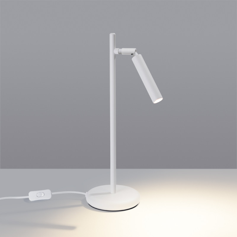 Sollux Stolová lampa PASTELO biela