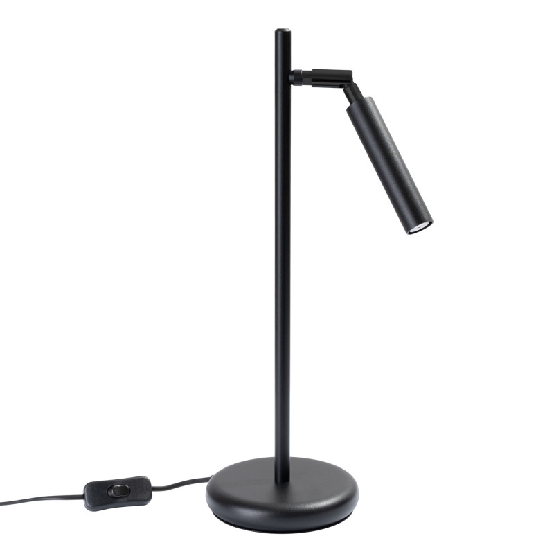 Sollux Stolová lampa PASTELO čierna