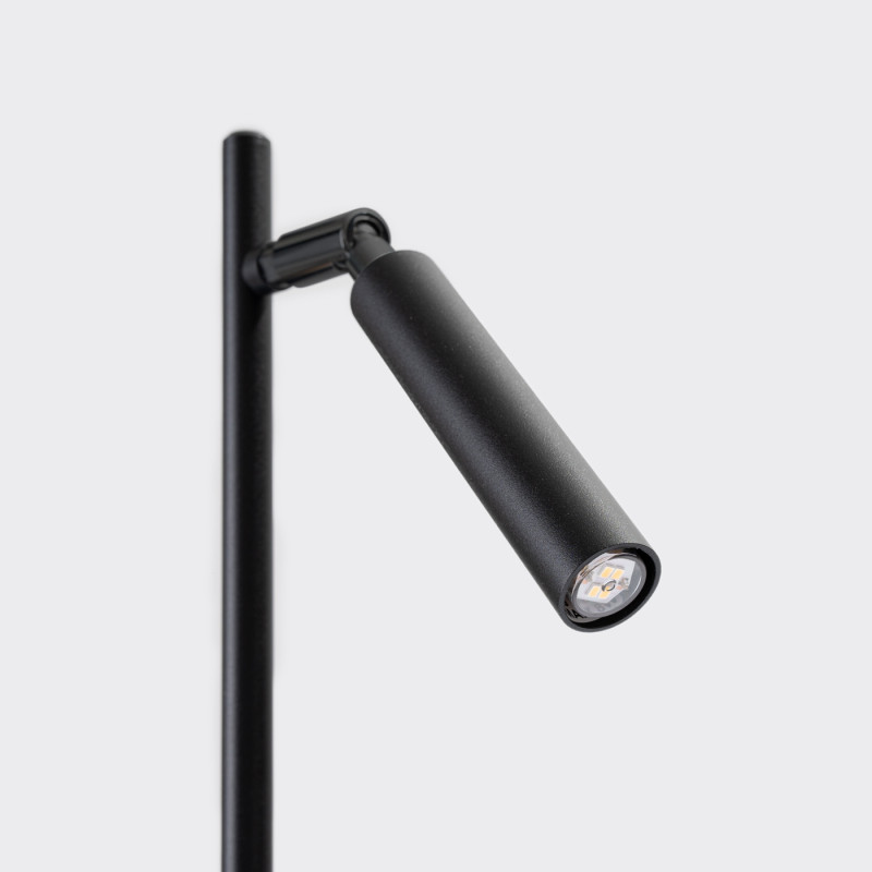 Sollux Stolová lampa PASTELO čierna