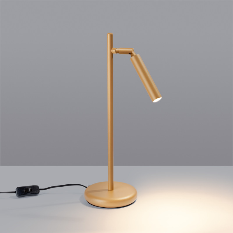 Sollux Stolová lampa PASTELO gold